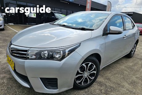 Silver 2015 Toyota Corolla Sedan Ascent