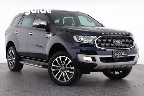 Blue 2022 Ford Everest Wagon Titanium (4WD)