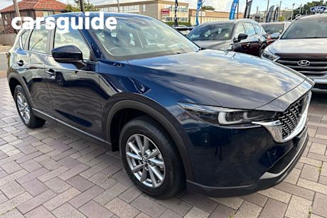 Blue 2022 Mazda CX-5 Wagon Maxx Sport (fwd)