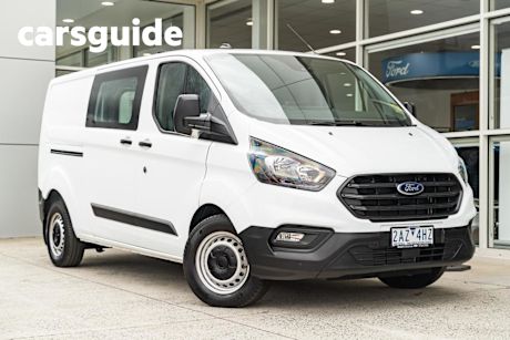 White 2023 Ford Transit Custom Van 340S (swb)