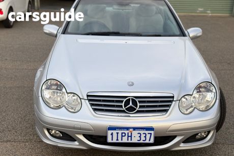 Silver 2005 Mercedes-Benz C180 Coupe Kompressor