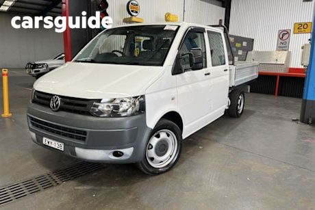White 2011 Volkswagen Transporter Dual Cab Chassis TDI 400 LWB