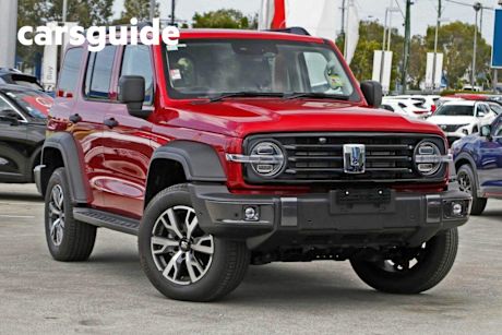 Red 2024 GWM Tank 300 Wagon Ultra Hybrid