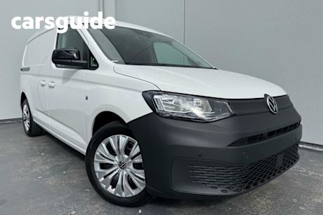White 2025 Volkswagen Caddy Commercial TDI320 Cargo Maxi DSG