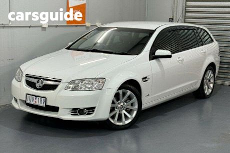 White 2012 Holden Commodore Sportswagon Equipe (lpg)