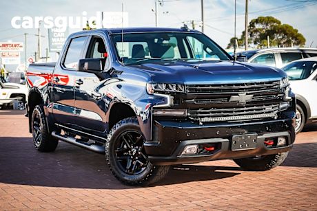 Blue 2022 Chevrolet Silverado Crew Cab Utility 1500 LT Trail Boss
