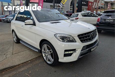 White 2015 Mercedes-Benz ML350 Wagon CDI Bluetec (4X4)