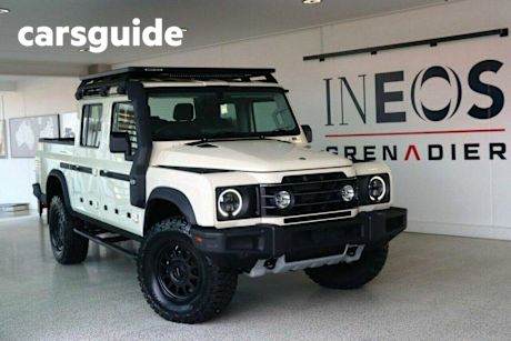 White 2024 Ineos Grenadier Dual Cab Pick-up Quartermaster