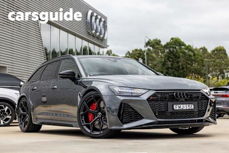 Grey 2024 Audi RS 6 Wagon Avant 4.0 Tfsi Quattro Mhev