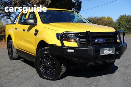 Yellow 2021 Ford Ranger Double Cab Chassis XL 2.2 HI-Rider (4X2)