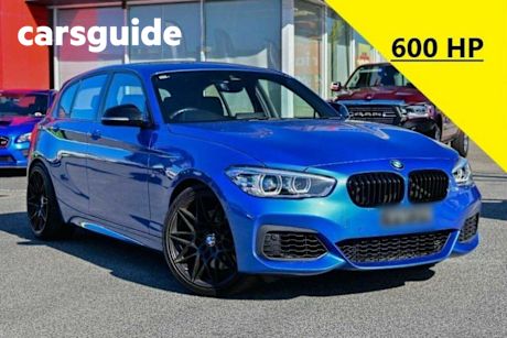 Blue 2018 BMW M140I Hatchback