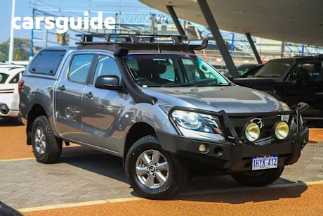 Silver 2017 Mazda BT-50 Dual Cab Utility XT (4X4)
