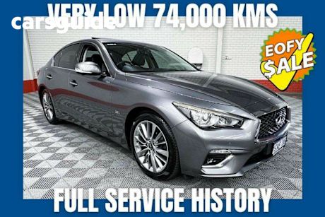 Grey 2018 Infiniti Q50 Sedan 3.0TT Pure
