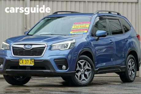 Blue 2020 Subaru Forester Wagon 2.5I-L (awd)