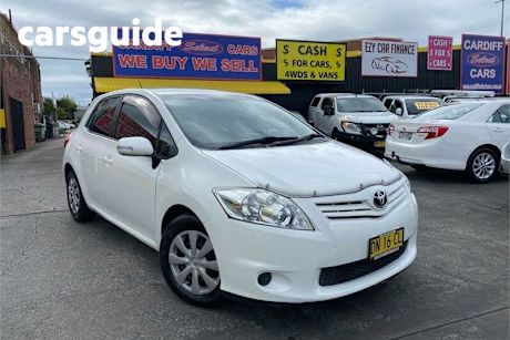 White 2012 Toyota Corolla Hatchback Ascent