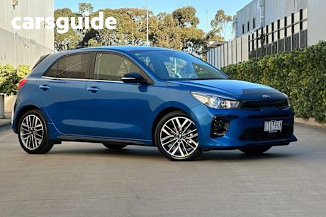 Blue 2021 Kia RIO Hatchback GT-Line