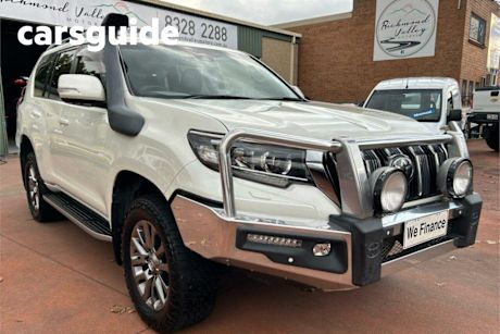 White 2018 Toyota Landcruiser Prado Wagon VX (4X4)