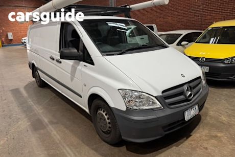 White 2014 Mercedes-Benz Vito Van 113CDI LWB