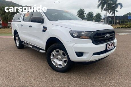 White 2018 Ford Ranger Crew Cab Chassis 3.2 XL Plus (4X4)