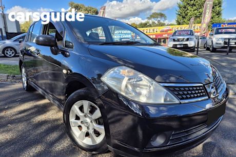 Black 2006 Nissan Tiida Hatchback ST-L