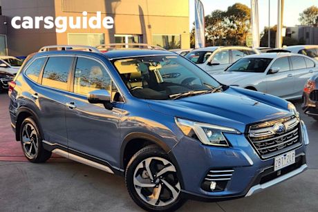 Blue 2022 Subaru Forester Wagon Hybrid S (awd)