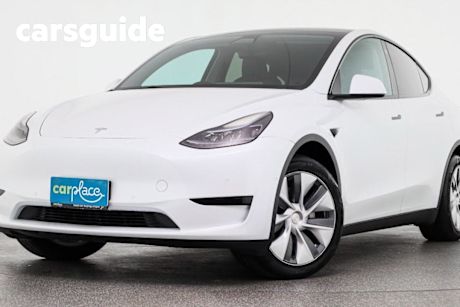 White 2022 Tesla Model Y Wagon Rear-Wheel Drive