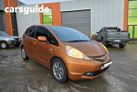 Orange 2010 Honda Jazz Hatchback GLI