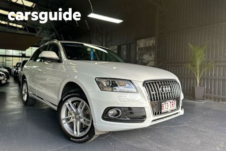 White 2013 Audi Q5 Wagon 3.0 TDI Quattro