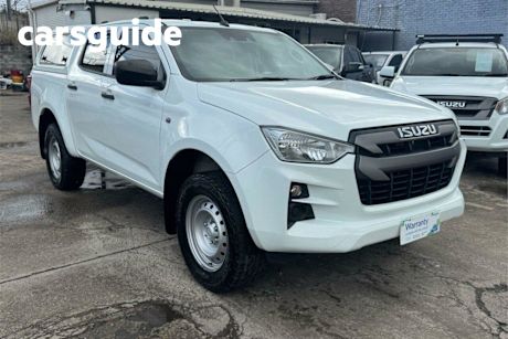 White 2020 Isuzu D-MAX Crew Cab Utility SX (4X2)