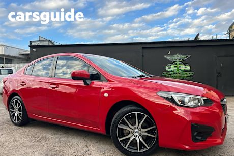 Red 2018 Subaru Impreza Sedan 2.0I (awd)