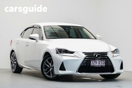 White 2017 Lexus IS300 Sedan Luxury