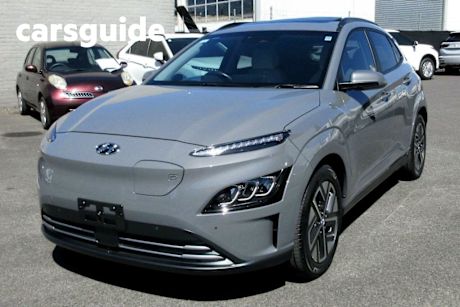 Grey 2022 Hyundai Kona Wagon Highlander Electric EXT Range