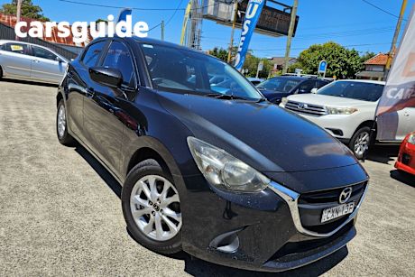 Black 2014 Mazda 2 Hatchback Maxx