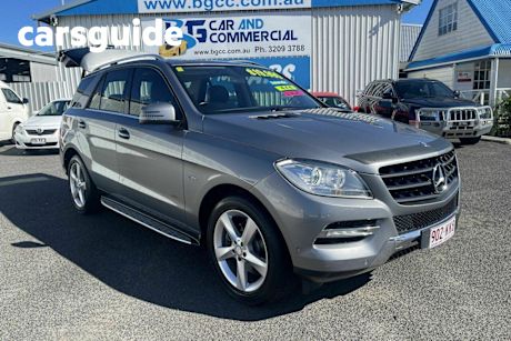 Silver 2012 Mercedes-Benz ML250 Wagon CDI Bluetec (4X4)