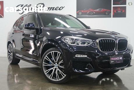 Blue 2018 BMW X3 Wagon Xdrive 30D