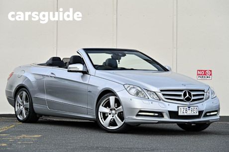 Silver 2011 Mercedes-Benz E250 Cabriolet CGI Avantgarde