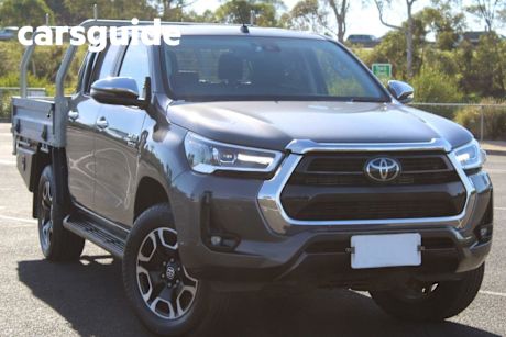 Grey 2020 Toyota Hilux Double Cab Chassis SR5 (4X4)