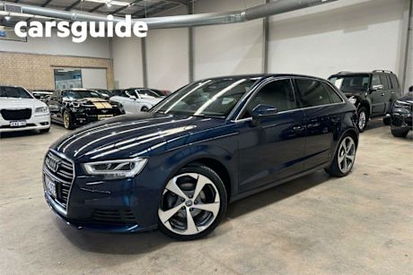 Blue 2017 Audi A3 Hatchback 1.4 Tfsi Sportback COD