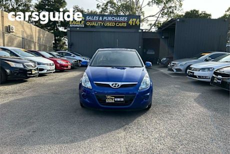 Blue 2010 Hyundai I20 Hatchback Active