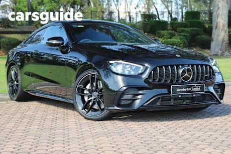 Black 2022 Mercedes-Benz E53 Coupe 4Matic+ EQ (hybrid)