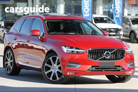 Red 2018 Volvo XC60 Wagon T5 Inscription