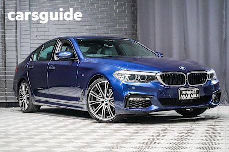 Blue 2017 BMW 520D Sedan M-Sport