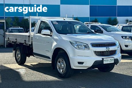 White 2014 Holden Colorado Cab Chassis LX (4X2)