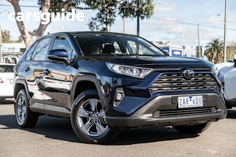 Blue 2024 Toyota RAV4 Wagon