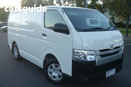 White 2018 Toyota Hiace Van LWB