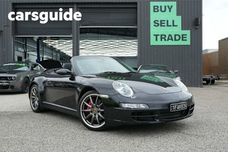 Black 2008 Porsche 911 Cabriolet Carrera 4 S