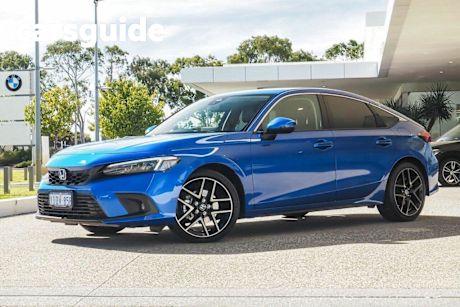 Blue 2024 Honda Civic Sedan