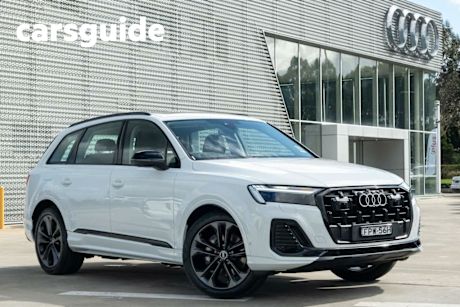 White 2025 Audi Q7 Wagon 45 TDI Quattro Mhev