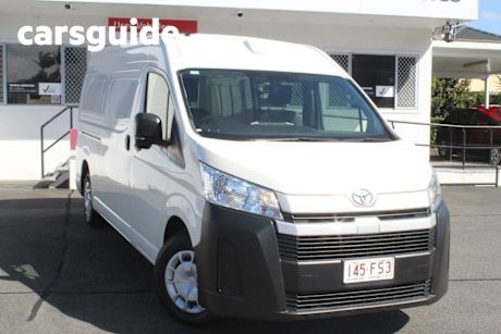 White 2022 Toyota Hiace Van Slwb