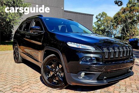 Black 2015 Jeep Cherokee Wagon Blackhawk (4X4)
